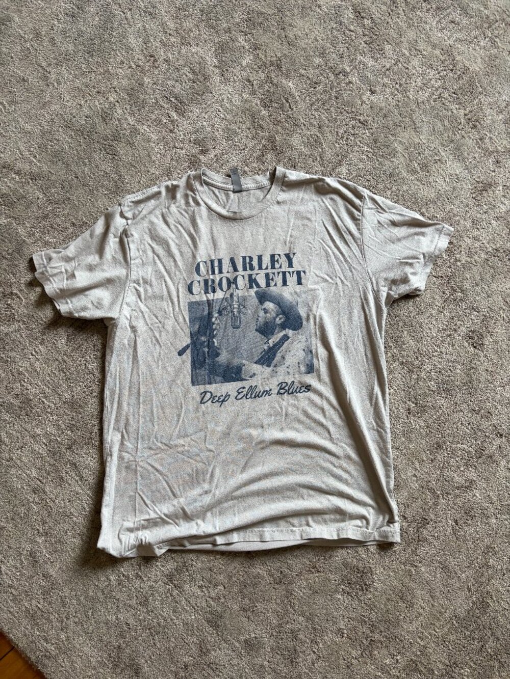Charley Crockett Deep Ellum Blues Band Tee Graphic T-Shirt XL Next Level Apparel